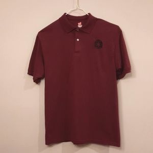 NWOT Maroon Star Wars Polo